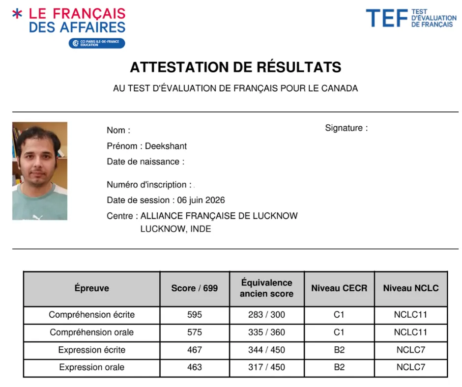 Test Result