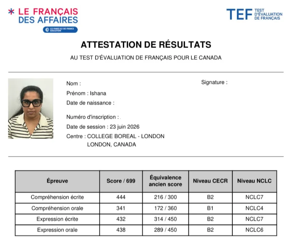 Test Result